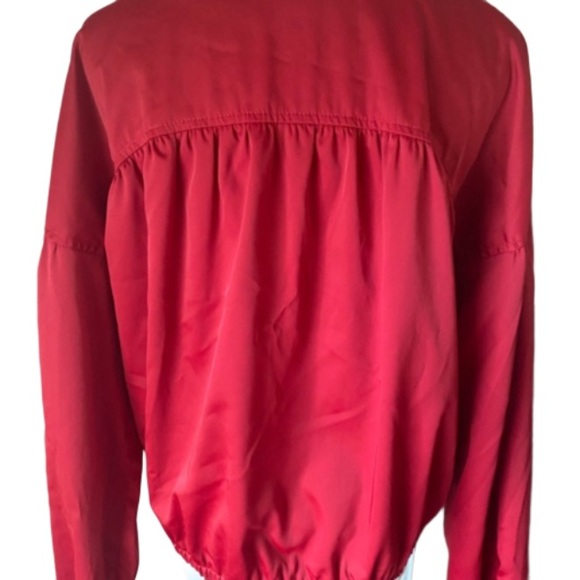 Michael Kors Satin Bomber Jacket size L - Picture 4 of 9